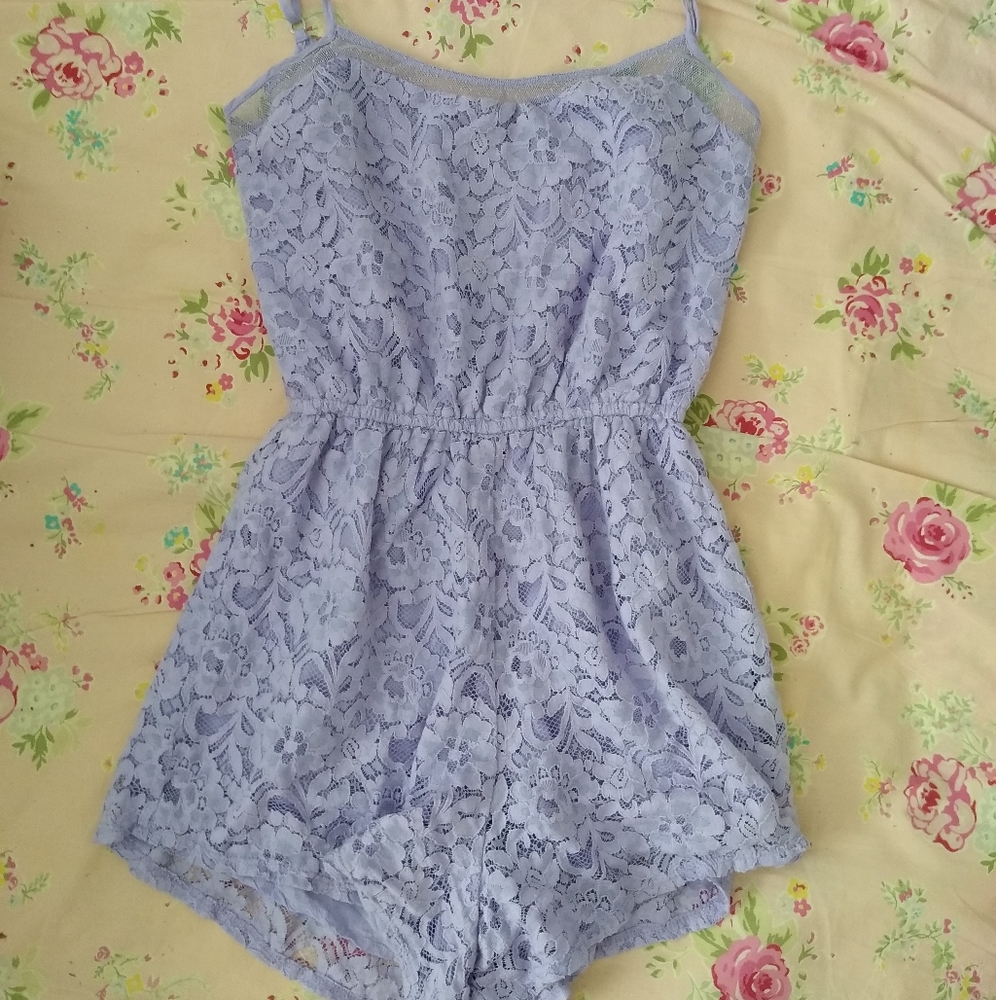 Purple Hollister Romper